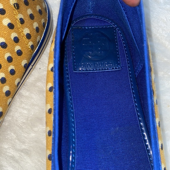 Tory Burch Signature Logo Canvas Pokla Dot Ballet Flat
Loafer Slip-On size 10 M - Picture 4 of 7
